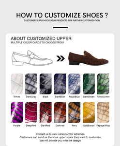 Goodyear Genuine Crocodile Nubuck Leather Shoes Loafers Men alligator Chaussures Hommes Party Zapatos Para Hombre Shoes for Men - Product Image 4