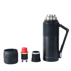 Kit Yerba Mate 34oz, Thermos en acier inoxydable + Tasse à maté + Filtre Bombilla, Garde l'eau chaude pendant des heures pour un usage domestique - Product Image 4