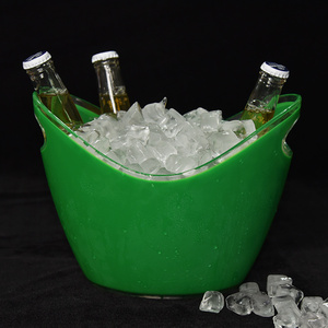 2021 Hot Bán Thương Hiệu In Trắng Nhựa Vàng Bia Whiskey Vodka Lớn Rượu Sâm Banh Sang Trọng Acrylic Chai Dịch Vụ Xô - Product Image 6