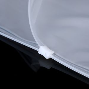 Sac à fermeture éclair imperméable PE givré pour l'expédition professionnelle et l'utilisation de supermarché Emballage de vêtements durable avec taille personnalisable - Product Image 5