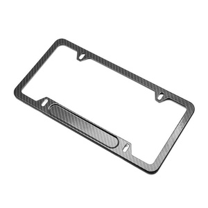 Factory Direct Customized Size Carbon Fiber Aluminum Alloy <b>Car</b> <b>Number</b> License <b>Plate</b> Frame License <b>Plate</b> <b>Holder</b> - Product Image 5