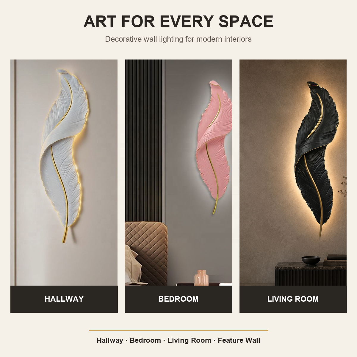 Modern Design Wall Lamps Lights Indoor Led Lamps Hotel Villa Project Decorative Resin High Quality Home Art 220v · image 5
