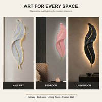 Appliques Murales LED Design Moderne, Lampes d'Intérieur Décoratives en Résine de Haute Qualité pour Hôtel, Villa, Projet et Art Domestique 220V