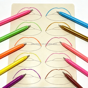 Stylo marqueur cutané pour maquillage permanent, crayon à microblading pour sourcils PMU, stylo <span class=keywords><strong>feutre</strong></span> <span class=keywords><strong>blanc</strong></span> pour marquage et cartographie des sourcils - Product Image 4