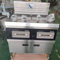 Restaurante Cocina Pollo frito Elevador automático Termostato Controlado Mc'donalds Temperatura Freidora eléctrica