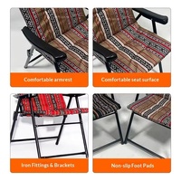 Chaise de plage pliante en acier léger au design moderne, vente en gros en Arabie Saoudite, chaises d'extérieur pour adultes, pique-nique, camping