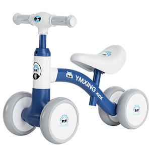 Bicicleta de Equilibrio para Niños de 4 Ruedas, Material Ecológico, Plástico+Hierro, Juguete para Montar para Niños de 1 a 8 Años, Regalo Unisex - Product Image 1