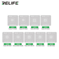 Jeu de pochoirs en acier étain pour la plantation de puces de la série Android RL-044 RELIFE pour les outils de réparation de téléphones portables