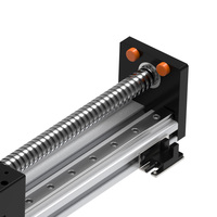 Módulo de guía lineal KNK MR60G con husillo de bolas de 50-700 mm de carrera efectiva para movimiento en riel de impresora 3D XYZ