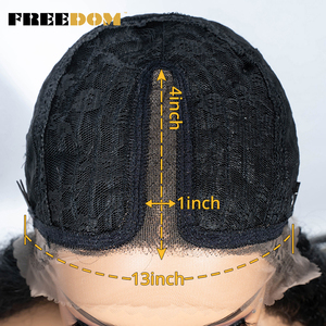 Parrucche Sintetiche con Frontale in Pizzo FREEDOM per Donne, 36 Pollici, Onda Morbida, Marrone con Riflessi <span class=keywords><strong>Biondi</strong></span>, per Cosplay, Resistenti al Calore, Trasparenti - Product Image 6