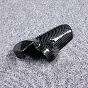 Couvercle de protection de silencieux en fibre de carbone sèche 3K, pour BMW R1300GS 2023+, bouclier thermique pour silencieux d'échappement de moto, finition brillante et mate, carbone Tri - Product Image 2