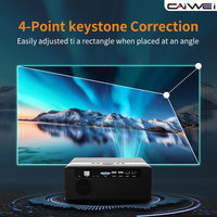 Fabrika Tedarikli LED Akıllı TV Projektör Youtube 4K 16000 Lümen 1080P Wifi ve Bluetooth Projektörlü