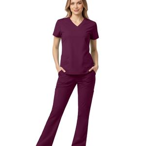 42342 Flare Scrubs Spandex de haute qualité Vente en gros Haute qualité Femmes grandes Tailles Luxe Premium Respirant Confortable Prix direct - Product Image 1