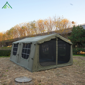 17.28 Premium Cotton Canvas Inflatable Air <strong>Tent</strong> 5-6 Person <strong>4</strong> Season Waterproof One <strong>Bedroom</strong> Living Room Customizable Packaging - Product Image 6