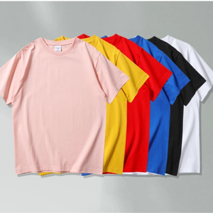 Camiseta de algodón grueso para hombre, 240 g/m², 100 % algodón, camisetas personalizadas para hombre, lisas, al por mayor, manga corta, camiseta de verano - Product Image 2