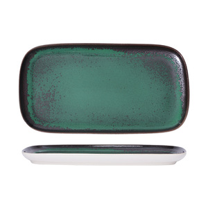 Plato Cuadrado de Cerámica, Creativo, para Restaurante Japonés, Plato para Salmón y Sushi, de Lujo, Apto para <span class=keywords><strong>Microondas</strong></span>, con Diseño Sólido - Product Image 5
