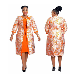 Robes turques pour femmes, vêtements de mode royale, robe de cérémonie pour toutes les occasions, robe formelle pour femmes africaines, tailles plus, avec veste longue - Product Image 1