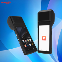 Terminal de point de vente mobile Android 13 4G H10s 5,5 pouces avec lecteur de codes-barres 1D 2D USB, WIFI, GPS et imprimante thermique