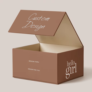 Tùy Chỉnh Sang Trọng Doanh Nghiệp Nhỏ Giáng Sinh Hộp Quà Tặng Các Tông Từ Đóng Cửa UV Lớp Phủ Matt Kết Thúc Độc Đáo Ribbon Vớ Bọt Biển Lông - Product Image 4