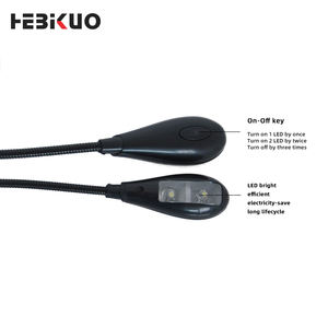 HEBIKUO PD13 قابلة للطي حامل النوتة الموسيقية مشبك مصباح <span class=keywords><strong>led</strong></span> كتاب القراءة الخفيفة - Product Image 6