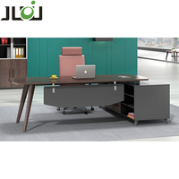 Table de bureau moderne HOGO T0222, design en panneaux de bois MDF, table d'ordinateur élégante pour usage commercial