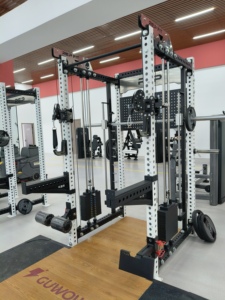 Thương mại đa chức năng phòng tập thể dục thép xây dựng Smith Máy cáp chéo trọng lượng Stack cho thể hình ngực Đào Tạo - Product Image 4