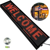 Défilement Affichage led Polychrome A MENÉ Le Signe De Message Mot Mené Mené Programmable D'affichage de Bannière de Défilement a mené L'affichage pour La Publicité