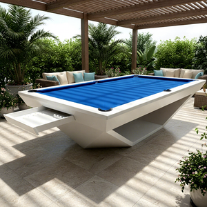 Mesa <span class=keywords><strong>de</strong></span> <span class=keywords><strong>Billar</strong></span> <span class=keywords><strong>de</strong></span> Lujo Moderna <span class=keywords><strong>de</strong></span> 7 y 8 Pies con Luz LED, Fabricada en Madera Sólida con Cajón y Tablero <span class=keywords><strong>de</strong></span> Tenis, para Villas, Venta Directa <span class=keywords><strong>de</strong></span> Fábrica 2026 - Product Image 1