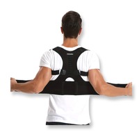 Sangle correctrice de posture élastique en néoprène réglable pour hommes et femmes