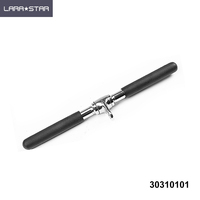 Barre de traction LS3021 avec poignées, accessoire pour machine à câbles, barre d'haltères intégrée pour l'entraînement du dos