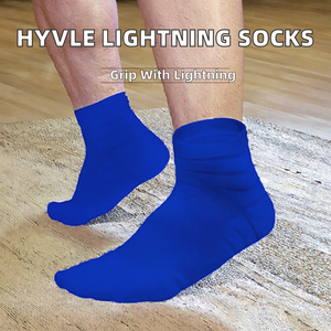 Blue <b>Ankle</b> <b>Socks</b> Solid Color Breathable Knitted for Adults Daily Casual Wear - Product Image 2