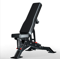 Support de Haltères Métallique Pliable Moderne et Réglable de Haute Qualité, Équipement de Gymnastique, Chaise de Musculation Multifonctionnelle pour Presse Assise
