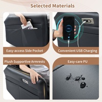 Fauteuil inclinable multifonctionnel pivotant et à bascule en PU, style moderne, avec fonction de levage électrique, pour salon et loisirs – Stock USA