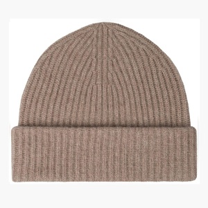 Extensible Chaud Blanc Designer Hiver Femmes Gros Tricot Fuzzy Fuzzy Cuffed Logo Personnalisé Cachemire Crâne Bonnets Laine <span class=keywords><strong>Mérinos</strong></span> <span class=keywords><strong>Bonnet</strong></span> Côtelé - Product Image 2