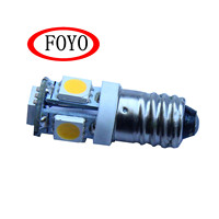 Bombilla LED de Repuesto Marca FOYO, Portalámparas E10, 3V 0.6W, Ahorro de Energía, Brillo Estable, para Barcos/Yates/Kayaks/Accesorios Náuticos