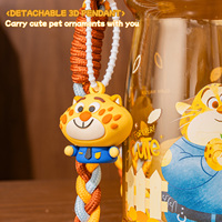 Gobelet à boisson en plastique Tritan de 730 ml, dessin animé Disney, mignon, cadeau pour enfants, bouteille d'eau pour le bureau, grande capacité, gobelet et cadeau