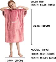 Peignoir de bain pour enfants, série Fantasy, en polyester doux et pelucheux, serviette de bain chaude en polaire corail, poncho de bain et de surf à capuche, 0-24 mois