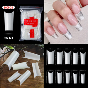 500 autocollants pour ongles à bordure française, couverture complète ou partielle, décorations pour faux ongles pour doigts - Product Image 2