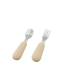 Cuchara y Tenedor de Acero Inoxidable de Grado Alimenticio para Bebés, Ecológicos, Libres de BPA y Ftalatos, Cubiertos para Niños Pequeños, Vajilla Infantil - Product Image 4