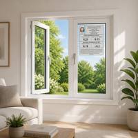 Ventanas de PVC Abatibles Modernas Personalizadas por CHANGYI para Hoteles, Ventanas de Impacto de Acero y Plástico