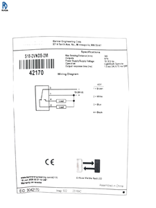 เซ็นเซอร์โฟโตอิเล็กทริคสำหรับคอนโทรลเลอร์ PLC ของแท้ใหม่เอี่ยม รุ่น S18-2VNDS-2 - Product Image 1