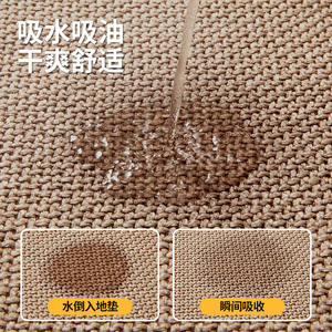 พรมปูพื้นห้องครัวสีทึบแบบทอ ดูดซับน้ำมัน กันลื่น สำหรับร้านอาหาร - Product Image 1