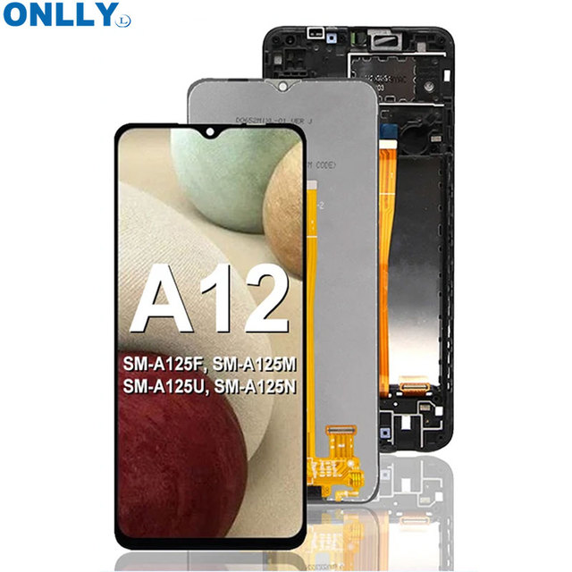 Factory Direct Wholesale Original for Samsung Mobile Phone Screen LCD Display Touch Screen for Samsung Galaxy A12/ A125