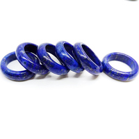 Bague en pierre précieuse lapis lazuli, bague en cristal naturel
