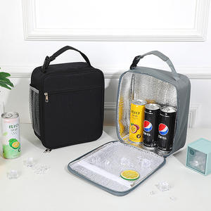 Lunch <span class=keywords><strong>Box</strong></span> borsa pranzo per uomo donna Lunch <span class=keywords><strong>Box</strong></span> Cooler borsa frigo (grigio) W24-24 - Product Image 2