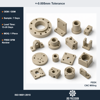 Pièces semi-conductrices usinées sur mesure par CNC, fournisseur OEM, précision 0,005 mm, ISO 9001, usinage CNC, rugosité de surface Ra 1,6 µm pour l'usinage