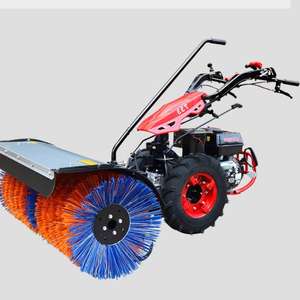 Handschubmaschine Handgeführter Selbstbetriebener Schneefeger Multifunktionaler Schneeräumer Straßenkehrmaschine/Schneepflug - Product Image 4