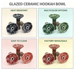 <span class=keywords><strong>Cazoleta</strong></span> de Cerámica Tipo Phunnel <span class=keywords><strong>Oblako</strong></span> para Hookah, Esmerilada, Portátil, Duradera, con Caja de Iluminación LED, Ideal para Regalo - Product Image 2
