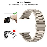Correa Clásica de Acero Inoxidable para Apple Watch 10 42 44 45 46 49mm Ultra 6 7 8 9, Correa para Iwatch 38 40 41 42mm, Correas para Relojes Inteligentes