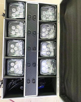 Éclairage de scène LED pour fêtes, sans fil, DMX, IR, contrôle par application, 6x18w LED, batterie, Uplight